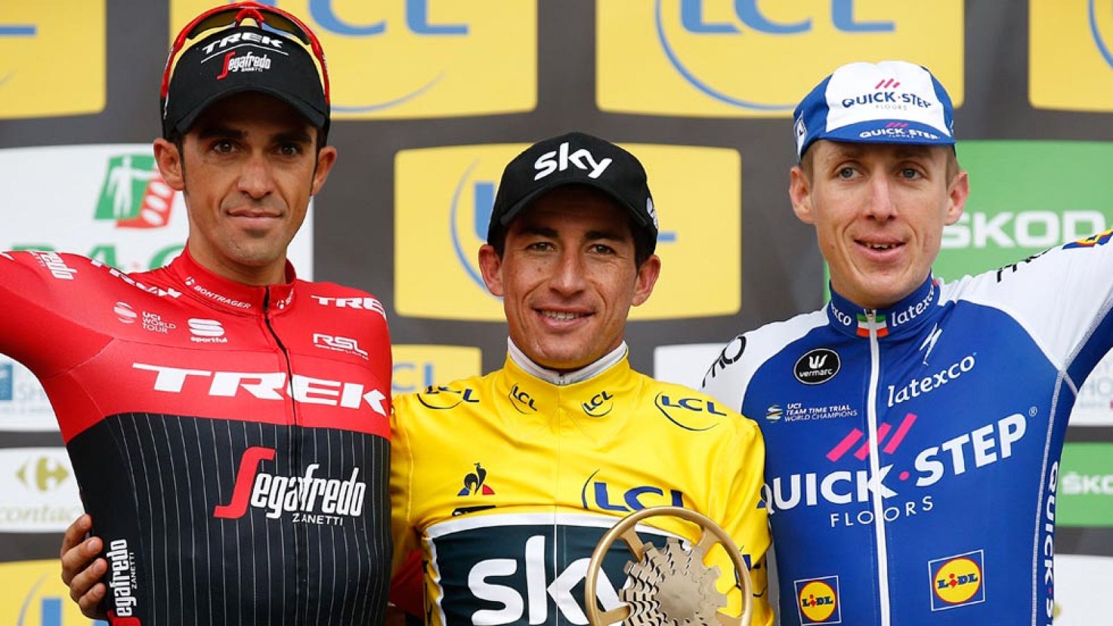 El colombiano Sergio Henao (Sky) ganó por dos segundos la París-Niza ante el ataque sin tregua del español Alberto Contador que, lanzado en busca del triunfo final, fue líder virtual durante muchos minutos.