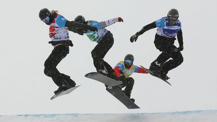Snowboard - España, plata en boardercross por equipos