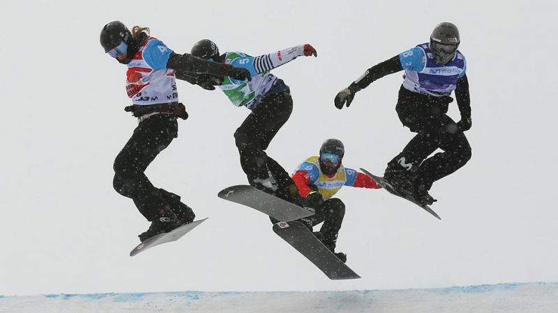 El dúo formado por Lucas Eguibar y Regino Hernández se han proclamado campeones del mundo de boardercross por equipos en los Mundiales de snowboard de Sierra Nevda 2017.