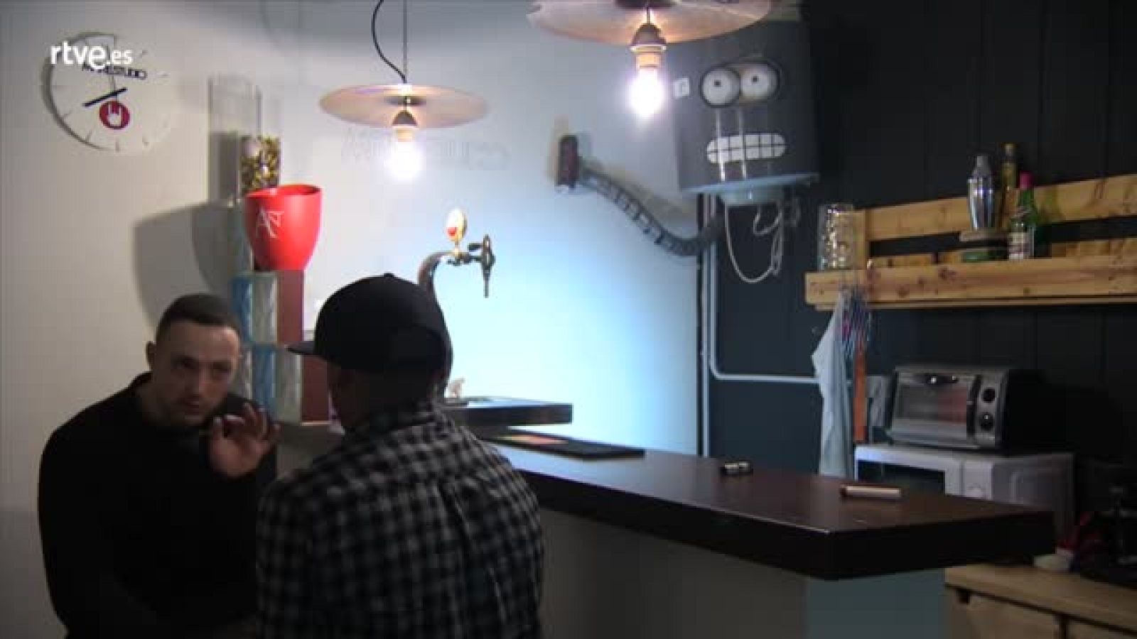 Eric y su amigo Eduardo, uno de sus mejores apoyos en su carrera