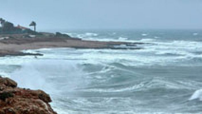 El tiempo - Lluvia en el Mediterráneo y viento en Baleares, Estrecho y Canarias