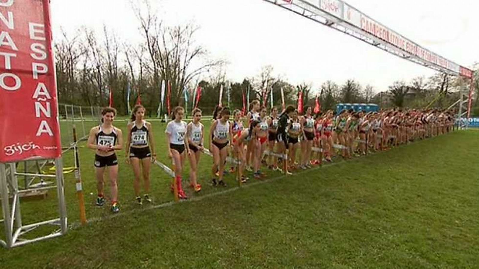 Cross - Campeonato de España - Carrera Junior Femenina, desde Gijón