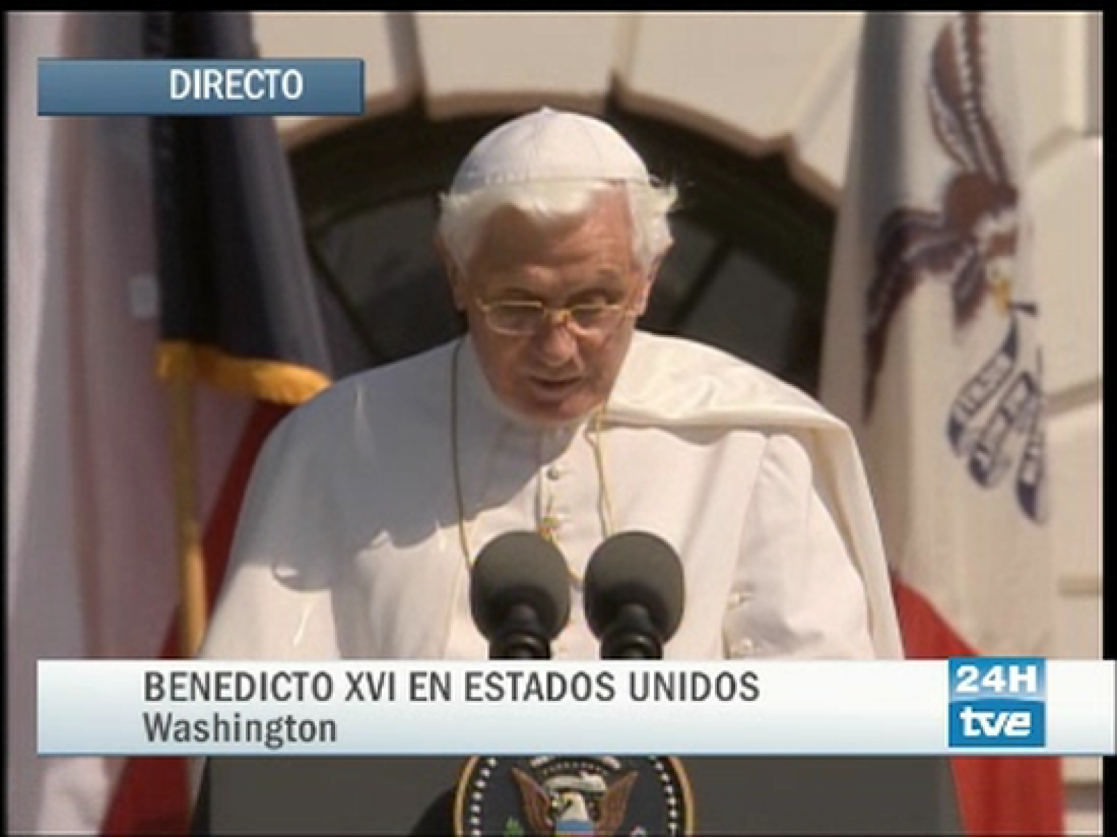   Benedicto XVI recuerda en su discurso ante Bush la esencia divina del ser humano, el día en que el Tribunal Supremo de EE.UU. ha aprobado el uso de inyección letal en ejecuciones.