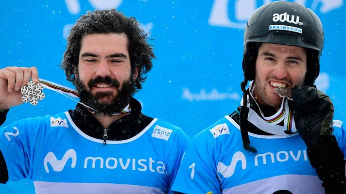 Lucas Eguibar y Regino Hernández, "orgullosos" de su plata mundial