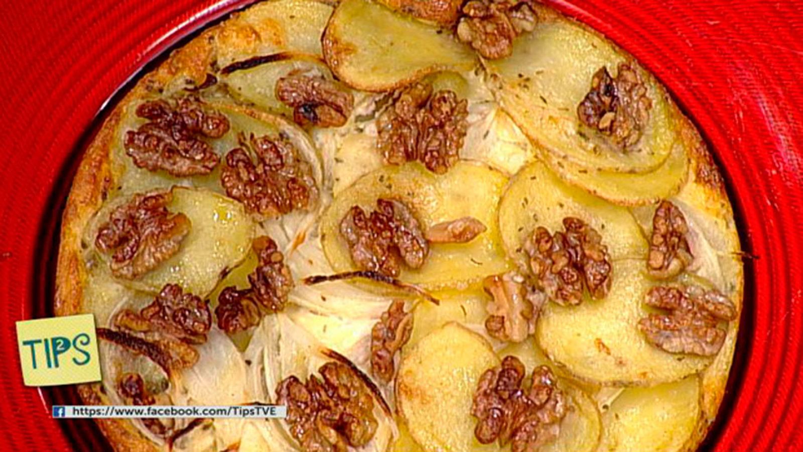  TIPS - Cocina - Gratén de patatas y nueces