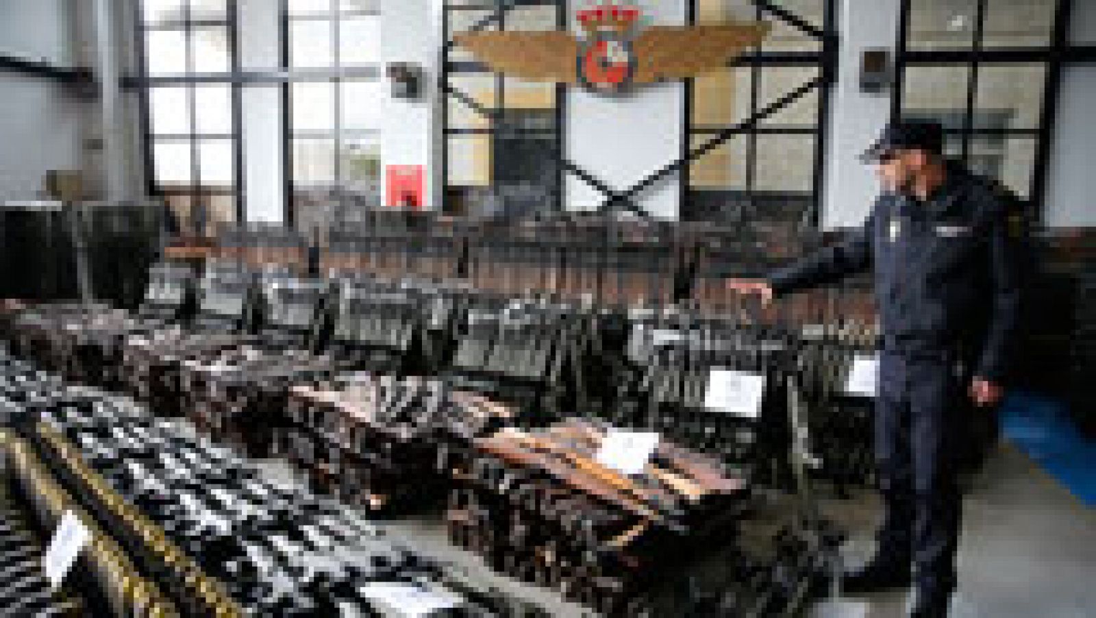 La Policía Nacional interviene un gran arsenal armamentístico con la ayuda de la Europol