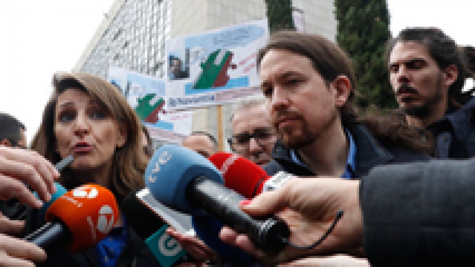 Telediario 1: Pablo Iglesias reitera su petición de suprimir la retransmisión de la misa católica en La2 de TVE | RTVE Play