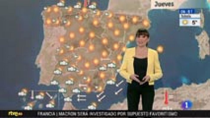 El tiempo - Cielo nuboso y precipitaciones en Andalucía, Ceuta y Melilla