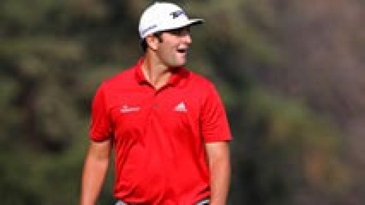 Jon Rahm conoce a su fan más precoz