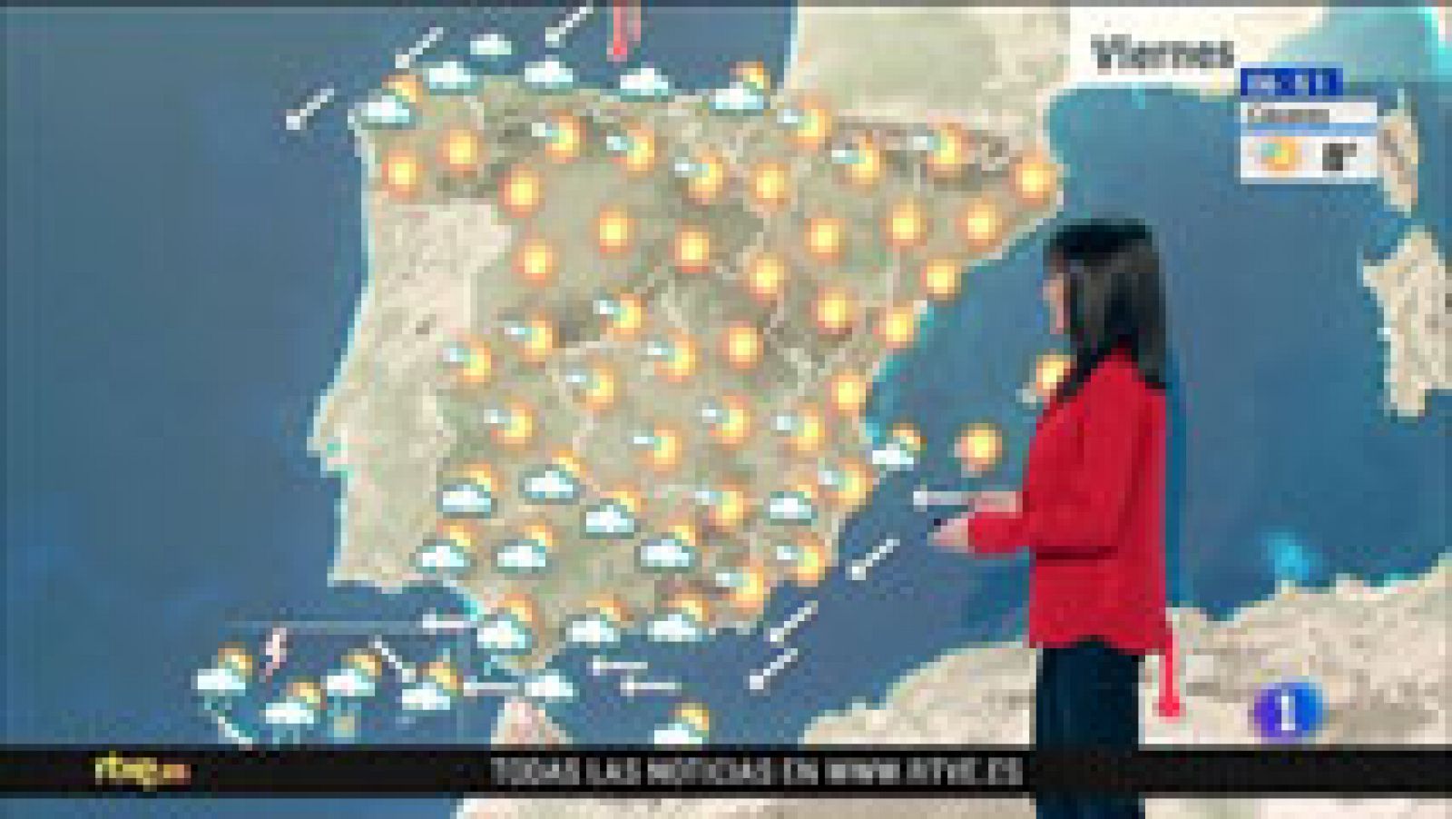 El tiempo: Cielos despejados y temperaturas sin cambios  | RTVE Play