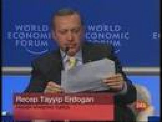 Erdogan se marcha de Davos