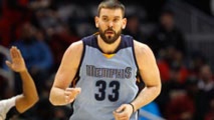 Marc Gasol destaca en la victoria de los Grizzlies