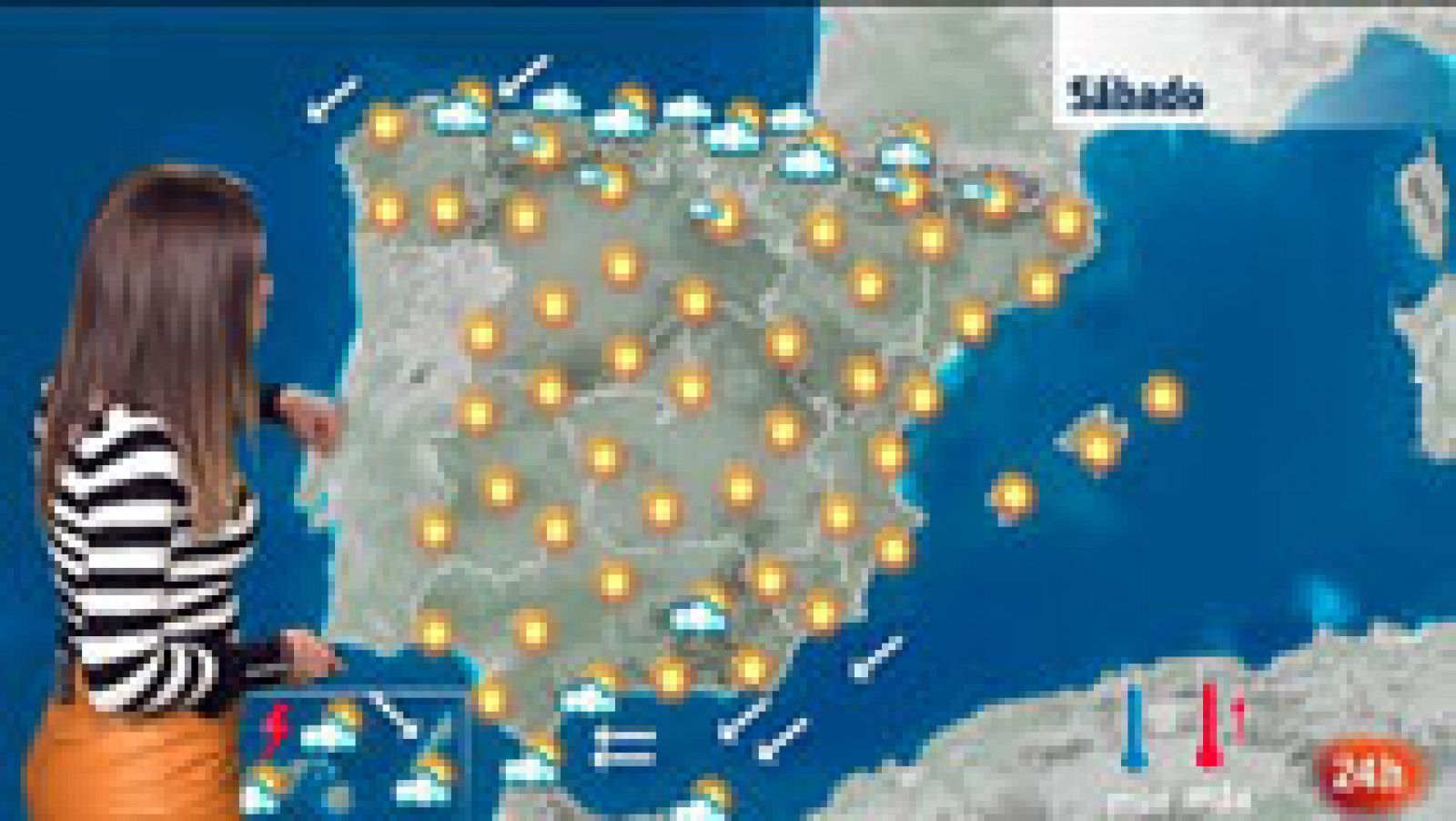 El tiempo: Buen tiempo en toda España salvo en el norte y Canarias | RTVE Play