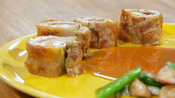 RTVE Cocina - Lomo de cabrito con menta y mollejas