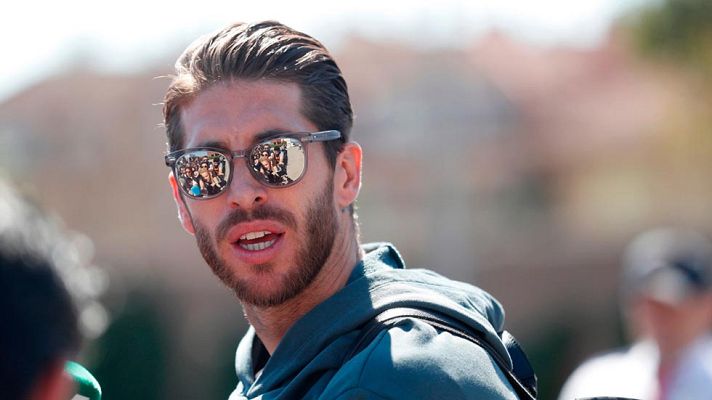 Telediario 1 - Ramos: "A Piqué y a mí nos gusta tirarnos  alguna piedrecita, pero sin maldad"