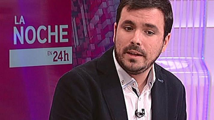 La noche en 24h - Alberto Garzón: "La vía escocesa para Cataluña es un deseo que no se puede materializar en el corto plazo"