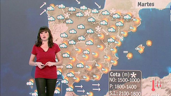 El tiempo - Descenso generalizado de las temperaturas en todo el país salvo en el Mediterráneo