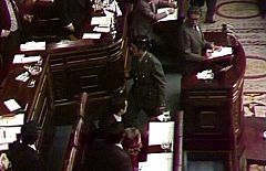 La entrada de Tejero en el Congreso el 23-F
