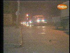 Tanques circulando por Valencia el 23-F
