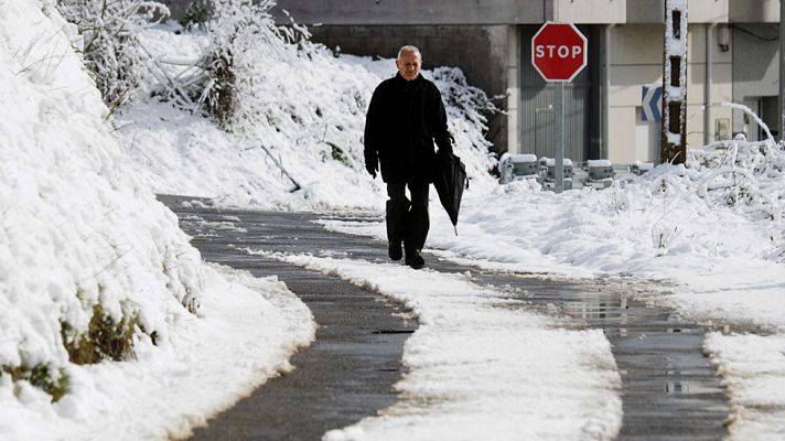 Las temperaturas descienden bruscamente en toda la península