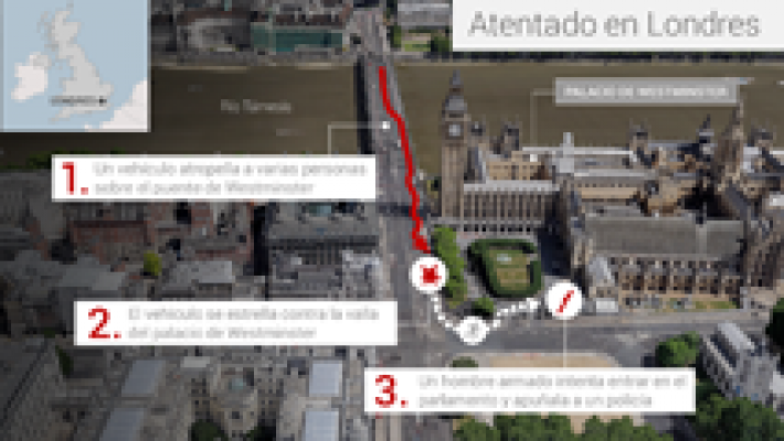 Así tuvo lugar el atentado en Londres