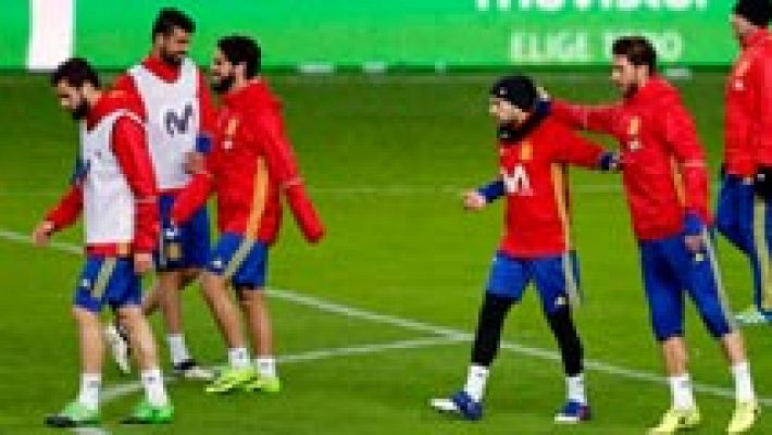 Telediario 1 - España quiere consolidar el liderato ante Israel