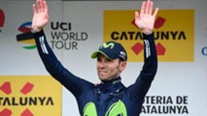  - Valverde gana en Lo Port y se enfunda el maillot de líder de la Volta