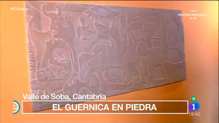 España Directo - El Guernica en una escultura de piedra