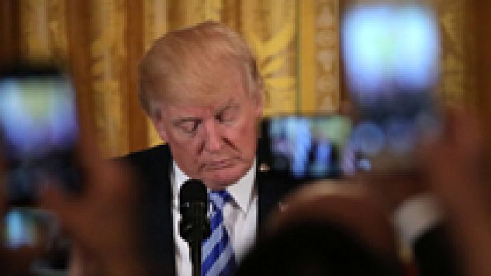 Telediario 1 - Trump retira la ley sanitaria contra el 'Obamacare' tras no conseguir los apoyos necesarios