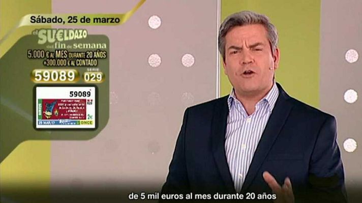 Sorteos ONCE - Sorteo ONCE - 25/03/17