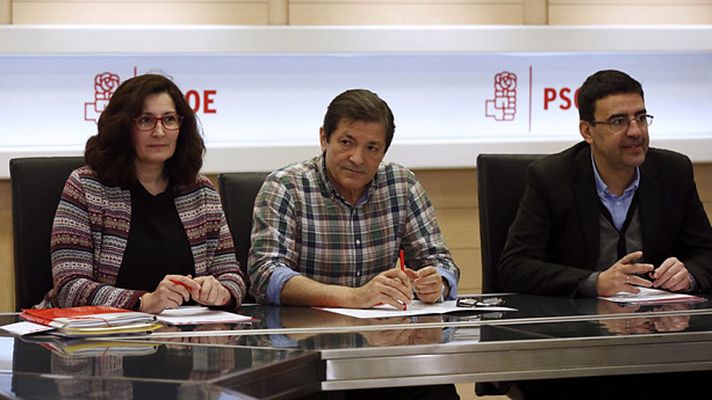 Telediario 1 - La gestora del PSOE fija el 21 de mayo para que voten los militantes