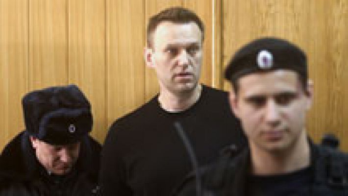Condenan al opositor ruso Navalny por la manifestación no autorizada contra la corrupción del Kremlin