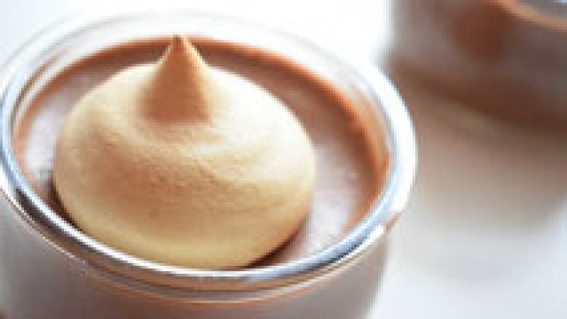 #Blogger - Mousse de chocolate con merengue crujiente