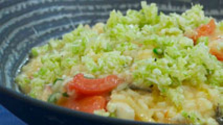 Arroz de pescado al revés 