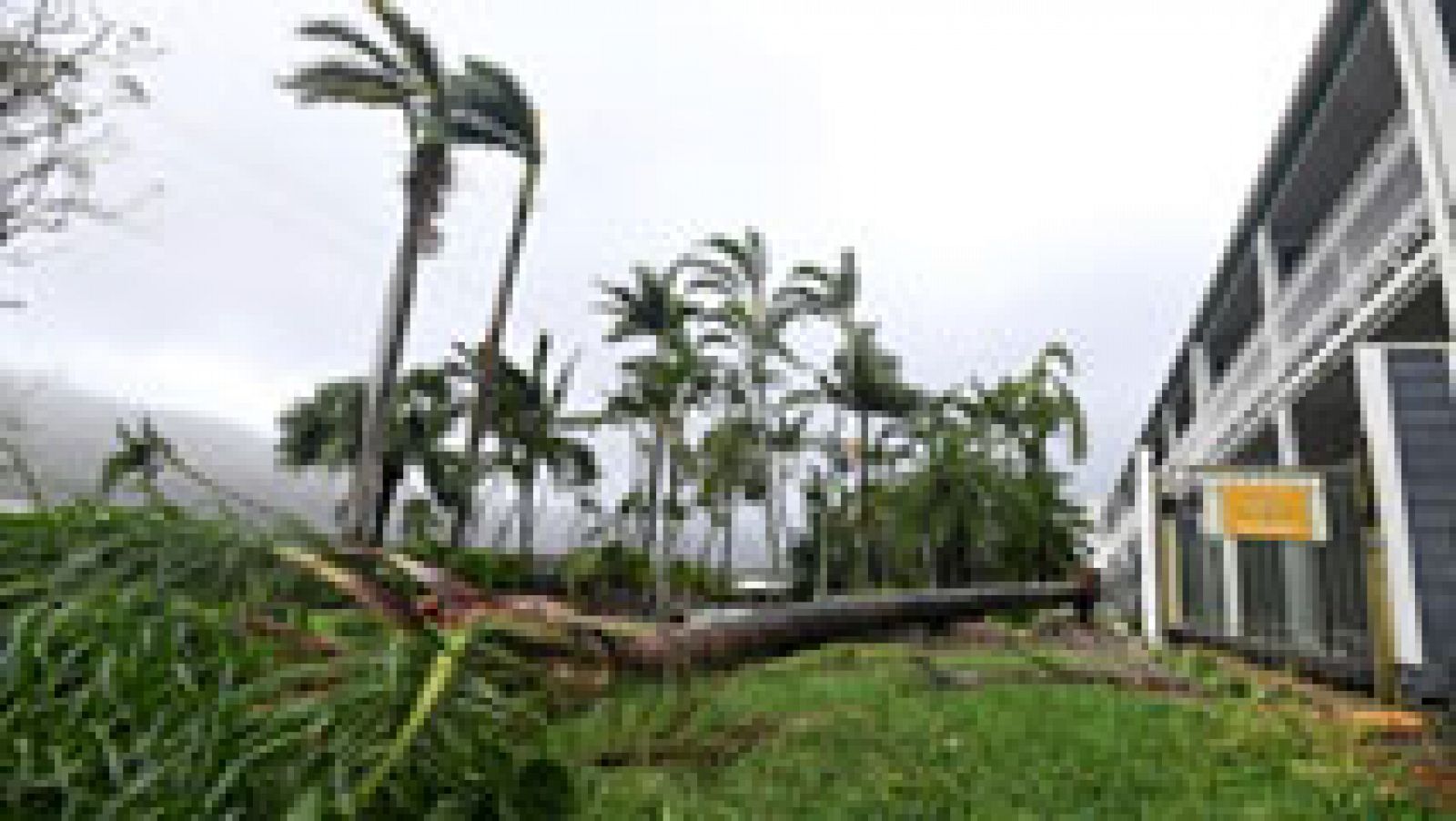 Telediario 1: El ciclón Debbie toca tierra en Australia con vientos de 270 km por hora | RTVE Play