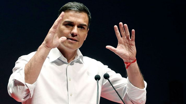 Telediario 1 - Sánchez cerrará esta semana su 'crowdfunding' y recaudará en la cuenta de Ferraz