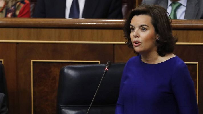 Informativo 24h - Santamaría acusa a Montero de "pseudoparlamentarismo" por preguntar por las escuchas al rey Juan Carlos I