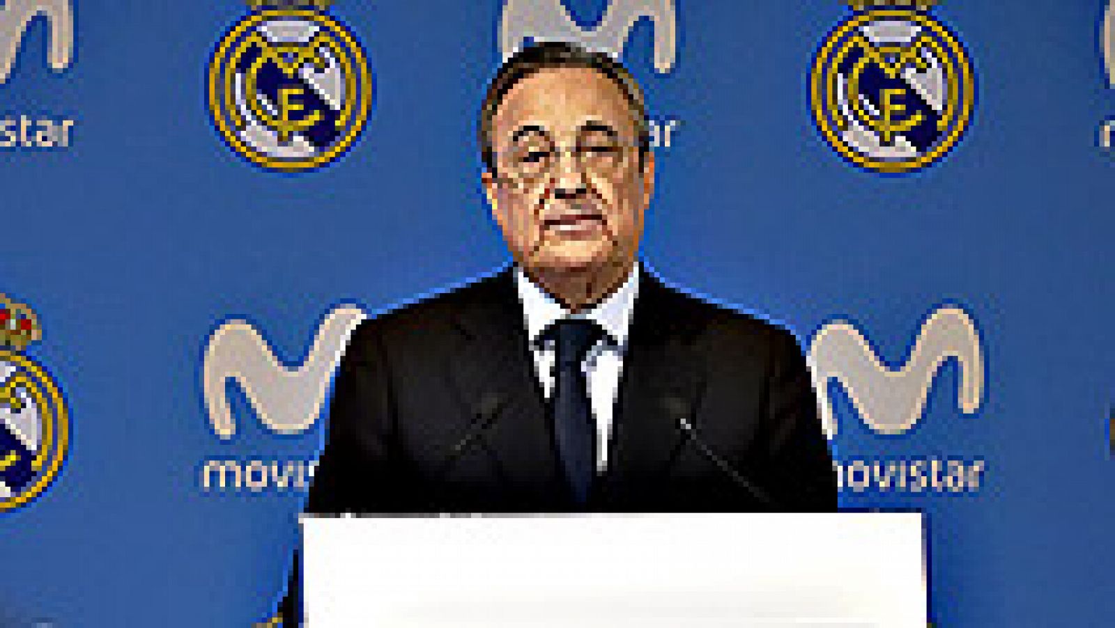 Telediario 1: Florentino Pérez: "En el Bernabéu sólo importan los valores deportivos" | RTVE Play