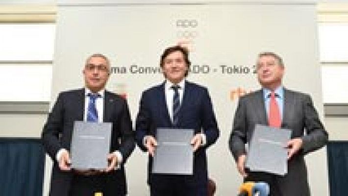 ADO 2020 echa a andar con la firma del convenio entre el COE, el CSD y RTVE