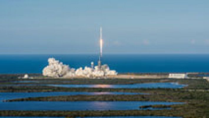 SpaceX lanza por primera vez un cohete reciclado al espacio 
