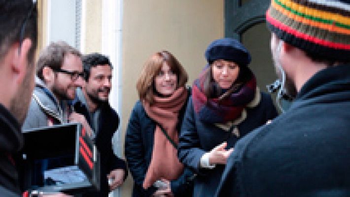 Cultura en Rtve.es - Acaba el rodaje de 'Las distancias', con Alexanda Jiménez y Miki Esparbé (tercera parte)