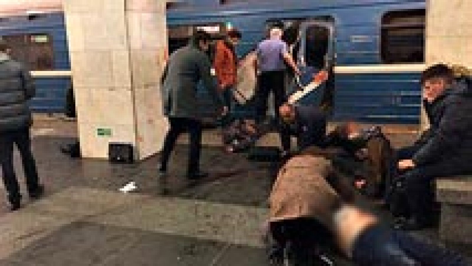 Telediario 1: Una explosión en el metro de San Petersburgo mata a una decena de personas | RTVE Play