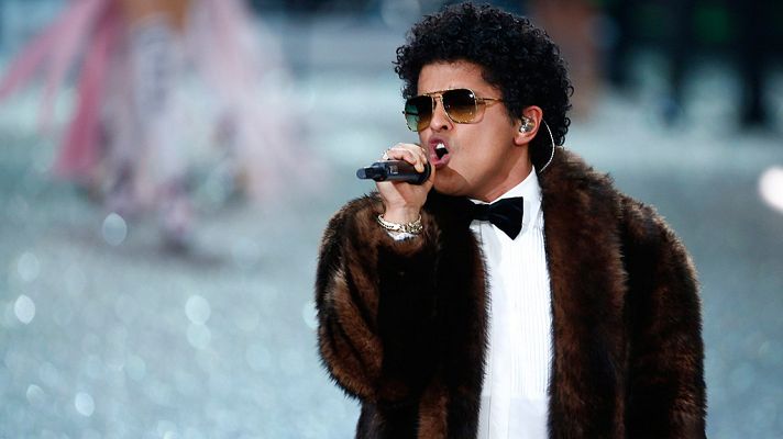 Telediario 1 - Bruno Mars, de concierto en Madrid
