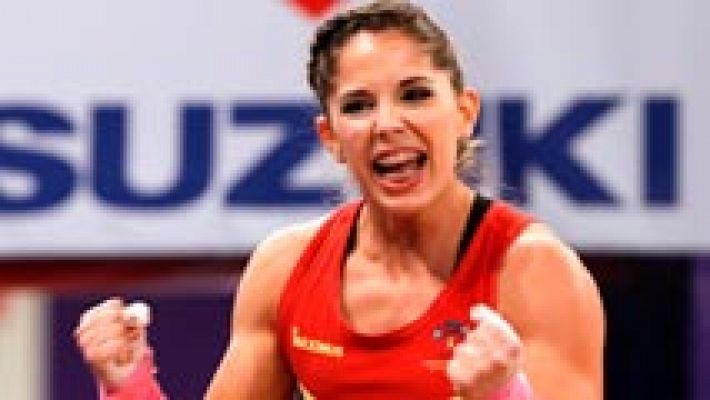 Atenery Hernández, triple medallista en los Europeos de halterofilia