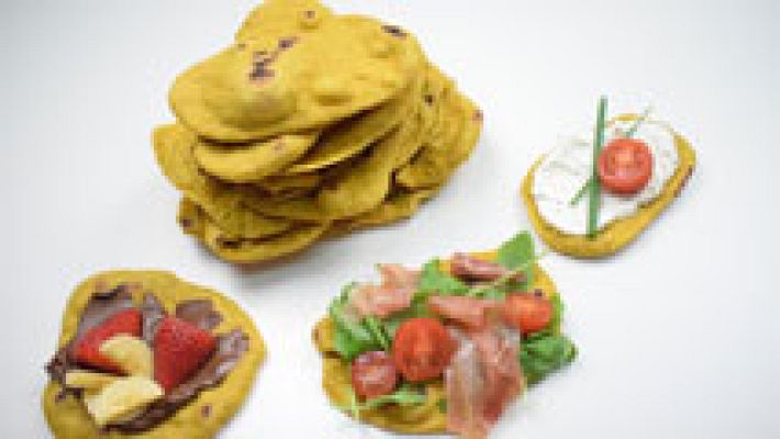 MasterChef - #BloggerMC5 - Pan casero con cúrcuma a la sartén