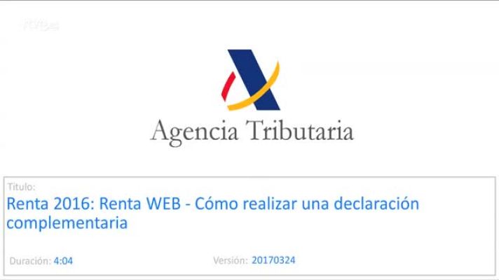 - Declaración IRPF 2016: cómo hacer una complementaria