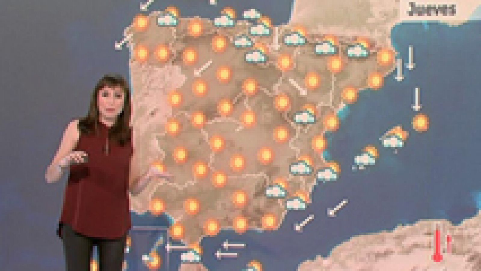 El tiempo: La AEMET prevé para este jueves sol en casi toda España y temperaturas al alza en interior peninsular | RTVE Play