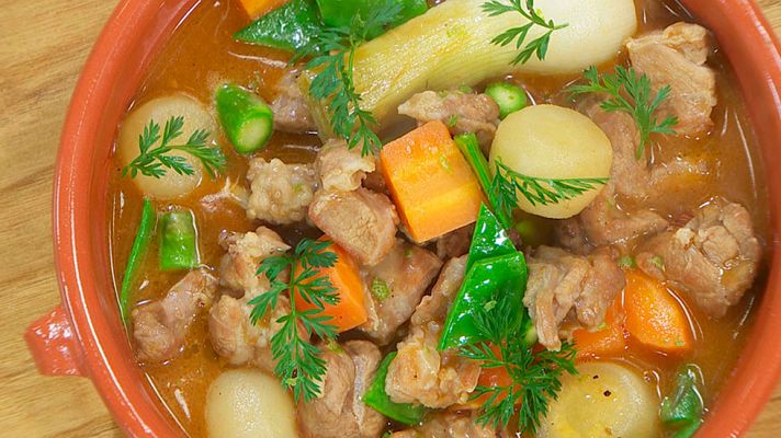 RTVE Cocina - Caldereta de cabrito con verduras de primavera