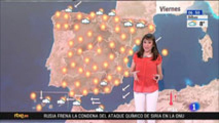 El tiempo - Cielos poco nubosos y temperaturas sin cambios