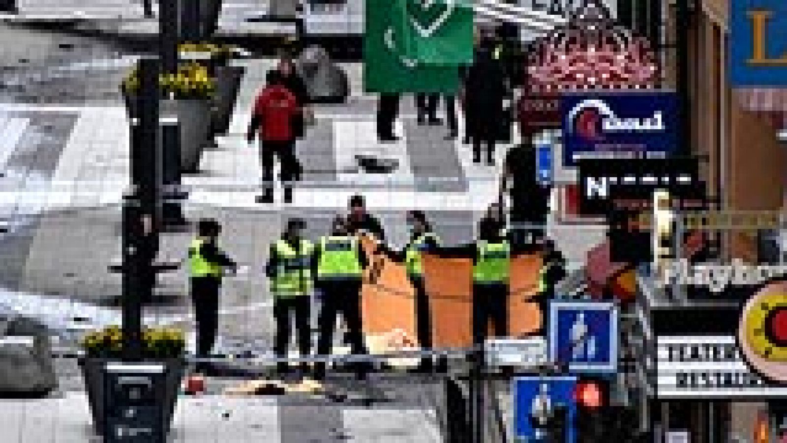Telediario 1: Un camión arrolla a la multitud en Estocolmo y mata a cuatro personas | RTVE Play